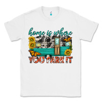 White home is where  you park it Classic Tee - texasbilliewilder
