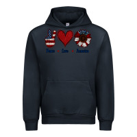 Navy Peace Love America Urban Hoodie - Jasminsmagicworld