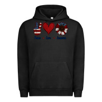 Pigment Black Peace Love America Urban Hoodie - Jasminsmagicworld