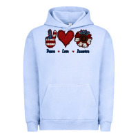 Pigment Grape Ice Peace Love America Urban Hoodie - Jasminsmagicworld