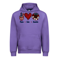 Tulip Peace Love America Urban Hoodie - Jasminsmagicworld