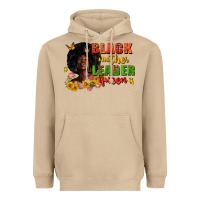 Mushroom Black mother leader queen juneteenth Heavyweight Hoodie - Zillion Design Studio