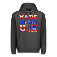 Charcoal Heather made in the usa Premium Hoodie - NancyCooperArtShop