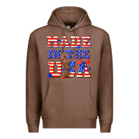 Chestnut made in the usa Premium Hoodie - NancyCooperArtShop