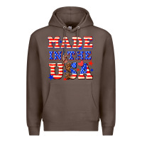 Coffee made in the usa Premium Hoodie - NancyCooperArtShop