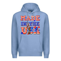 Colony Blue made in the usa Premium Hoodie - NancyCooperArtShop