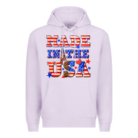 Lilac made in the usa Premium Hoodie - NancyCooperArtShop