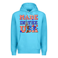 Ocean Blue made in the usa Premium Hoodie - NancyCooperArtShop