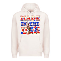 Pale Pink made in the usa Premium Hoodie - NancyCooperArtShop