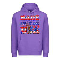 Purple made in the usa Premium Hoodie - NancyCooperArtShop
