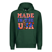Sports Green made in the usa Premium Hoodie - NancyCooperArtShop