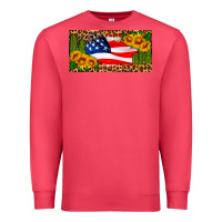 Cardinal usa flag and cactus license plate Premium Sweatshirt - HRA Design Shop