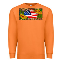 Carrot usa flag and cactus license plate Premium Sweatshirt - HRA Design Shop