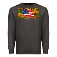 Smoke usa flag and cactus license plate Premium Sweatshirt - HRA Design Shop