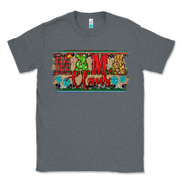Charcoal Heather Western Christmas Mama Claus Classic Tee - RanaPortraitStore