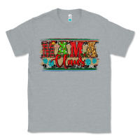 Heather Grey Western Christmas Mama Claus Classic Tee - RanaPortraitStore