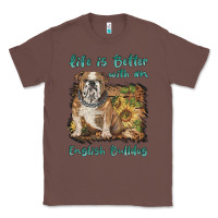 Chestnut life is better with a english bulldog Classic Tee - BarkalooDesign