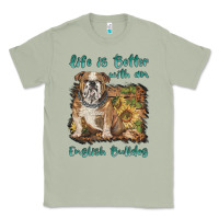 Matcha life is better with a english bulldog Classic Tee - BarkalooDesign