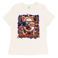Bone amerıcan pig Ladies Tee - BarkalooDesign