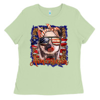 Matcha amerıcan pig Ladies Tee - BarkalooDesign
