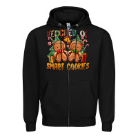 Black teacher of smart cookies Zipper Hoodie - Zillion Design Studio