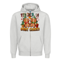 Dove Grey teacher of smart cookies Zipper Hoodie - Zillion Design Studio