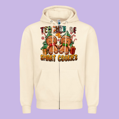 Teacher Of Smart Cookies Zipper Hoodie Designed By Zillion Design Studio