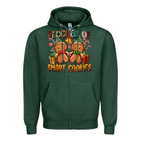 Sports Green teacher of smart cookies Zipper Hoodie - Zillion Design Studio
