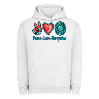 Pigment Lunar Rock Peace Love Turquoise Urban Hoodie - Jasminsmagicworld