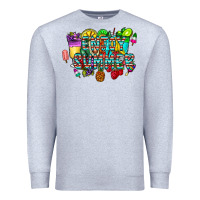 Heather Grey enjoy summer Premium Sweatshirt - CowhideDigitalArt