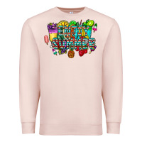 Pale Pink enjoy summer Premium Sweatshirt - CowhideDigitalArt