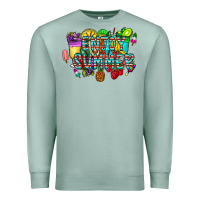 Seafoam enjoy summer Premium Sweatshirt - CowhideDigitalArt