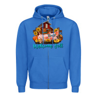 True Royal Welcome fall pigs Zipper Hoodie - RanaPortraitStore