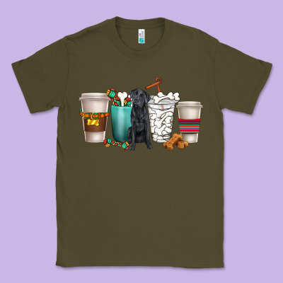 Classic Tee labrador retriever dog coffee cups