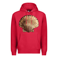 Cardinal Japanese Scallop Shell Premium Hoodie - LillyAllenDesigns