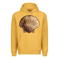 Mustard Japanese Scallop Shell Premium Hoodie - LillyAllenDesigns
