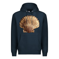 Navy Japanese Scallop Shell Premium Hoodie - LillyAllenDesigns