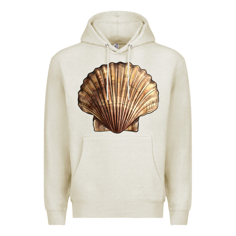 Japanese Scallop Shell Premium Hoodie by LillyAllenDesigns | Teevron