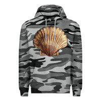 Slate Camo Japanese Scallop Shell Premium Hoodie - LillyAllenDesigns