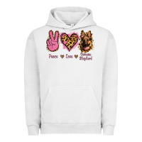 Pigment Lunar Rock Peace Love German Shepherd Urban Hoodie - Jasminsmagicworld