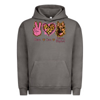 Pigment Tornado Peace Love German Shepherd Urban Hoodie - Jasminsmagicworld