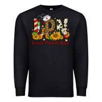 Black christmas lpn licensed practical nurse Premium Sweatshirt - FaDigitalArtStudio