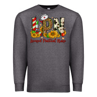 Charcoal Heather christmas lpn licensed practical nurse Premium Sweatshirt - FaDigitalArtStudio
