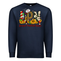 Navy christmas lpn licensed practical nurse Premium Sweatshirt - FaDigitalArtStudio