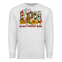 Oatmeal Heather christmas lpn licensed practical nurse Premium Sweatshirt - FaDigitalArtStudio