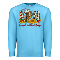 Ocean Blue christmas lpn licensed practical nurse Premium Sweatshirt - FaDigitalArtStudio