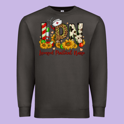 Christmas Lpn Licensed Practical Nurse Premium Sweatshirt Designed By Fadigitalartstudio
