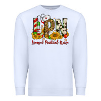 White christmas lpn licensed practical nurse Premium Sweatshirt - FaDigitalArtStudio