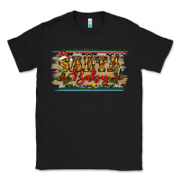 Black Santa Baby Western Christmas Classic Tee - RanaPortraitStore