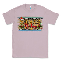 Lilac Santa Baby Western Christmas Classic Tee - RanaPortraitStore
